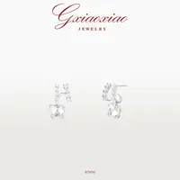 G XIAOXIAO 时尚气质高级优雅百搭蝴蝶耳环 B7H50 B7H51