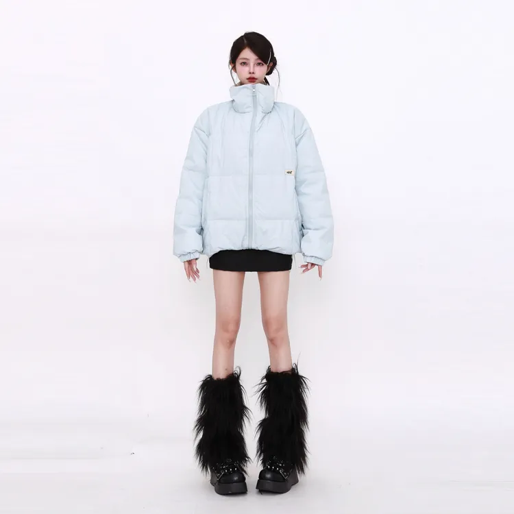 超好看冬季棉衣棉服2024年新款宽松加厚面包服外套女