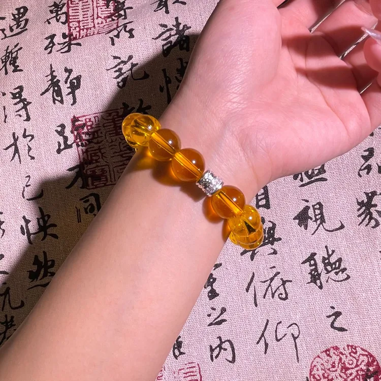 合金手链 DoYmi原创设计款黄女款水晶手串串珠手饰轻奢饰品百搭