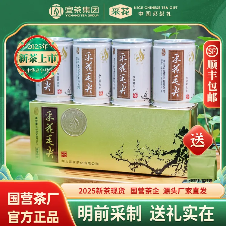 采花【2025新茶现货】采花春茶明前贡芽T级梅款栗香绿茶经典好茶