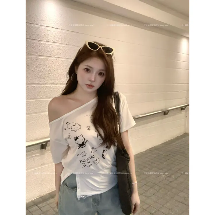 萌面侠芝士现货【颜值kt】92%莱赛尔上衣女生韩系ins衣服洋气女6276