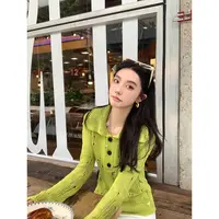 不规则破洞镂空针织衫Q 9321#