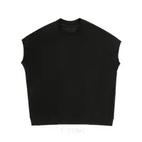 FL夏季纯色无袖圆领百搭时尚简约休闲T恤【2788】