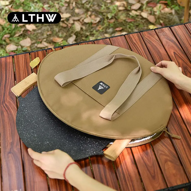 LTHW旅腾户外野餐便携收纳包烤盘包铝箔防水防油污露营野营装备包