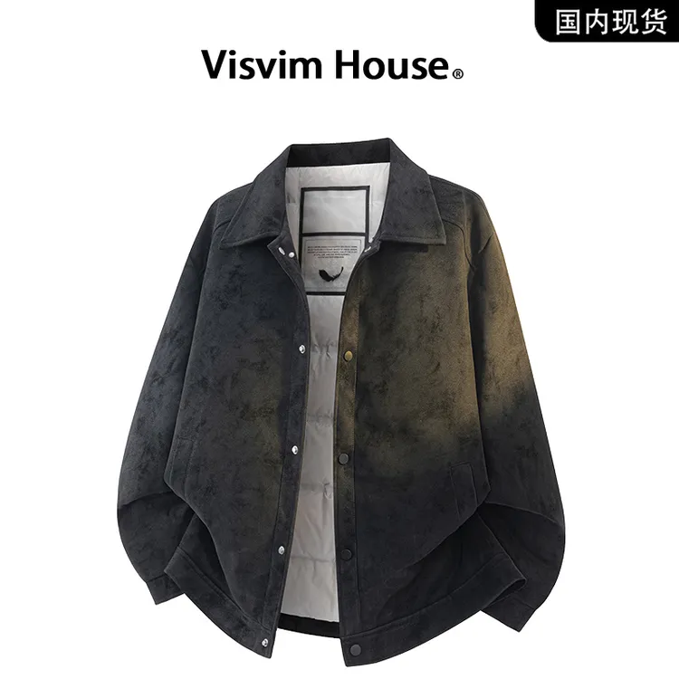 【品牌现货撤柜】VISVIM HOUSE秋冬季休闲翻领保暖抗寒羽绒服外套男