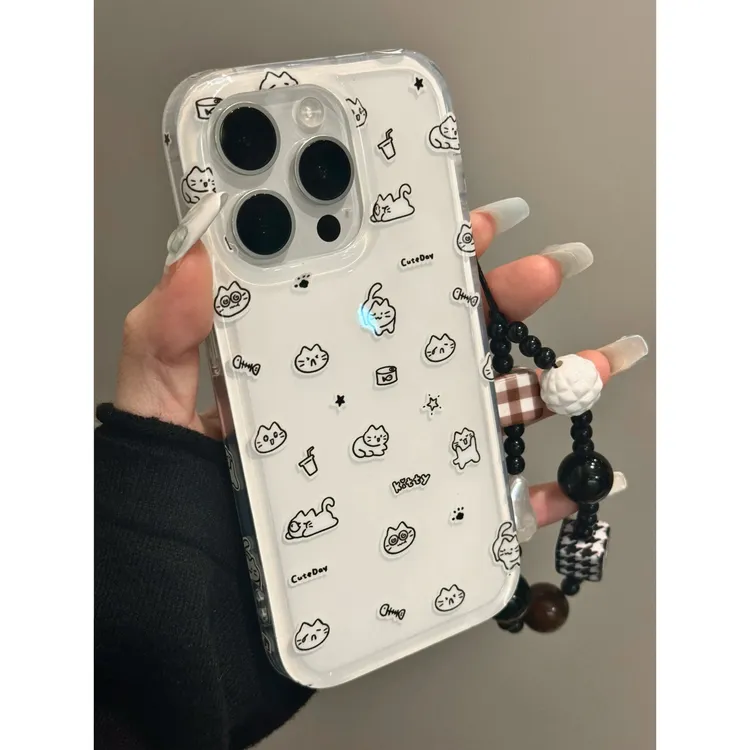 满屏猫咪适用苹果iphone小米15/14/13pro防摔vivo华为oppo手机壳