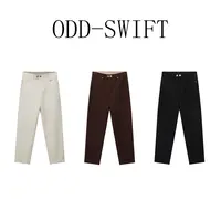 【罗马假日】四面弹！极简风百搭舒适牛仔裤 DX24059