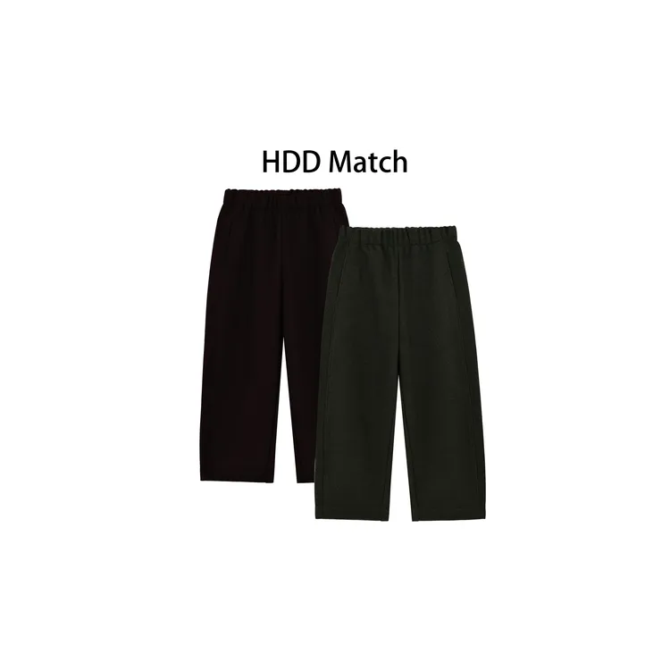 HDD- "休闲百搭" 秋冬女款松紧腰宽松百搭休闲裤 Y9214