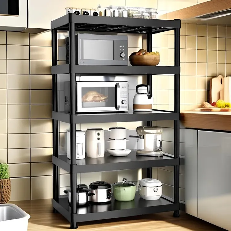 家用厨房大号多层置物架多功能家用烤箱架储物架加厚客厅收纳架