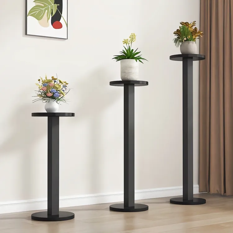 花架简约铁艺落地式客厅置物架创意现代阳台装饰室内绿盆景单层架