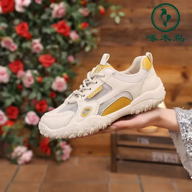 啄木鸟女鞋2026春季新款防滑软底舒适百搭时尚运动休闲鞋商品图