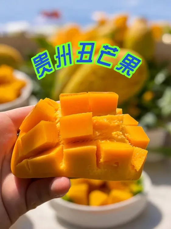 【顺丰包邮】贵州农家高山新鲜现摘丑芒果皮薄香甜多汁应季水果