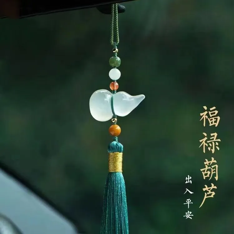  天然玛瑙玉髓冰透油润玉髓葫芦吊坠男女款福禄挂件精致时尚百搭
