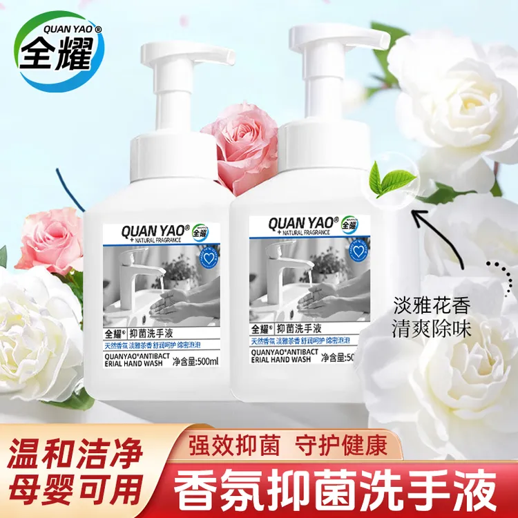 【热销爆款 】泡泡洗手液婴幼儿温和保湿家用按压泡沫优惠装L