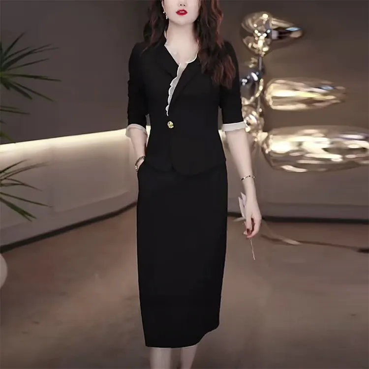 秋季时尚优雅气质减龄修身显瘦洋气遮肚子妈妈装轻熟风女装连衣裙