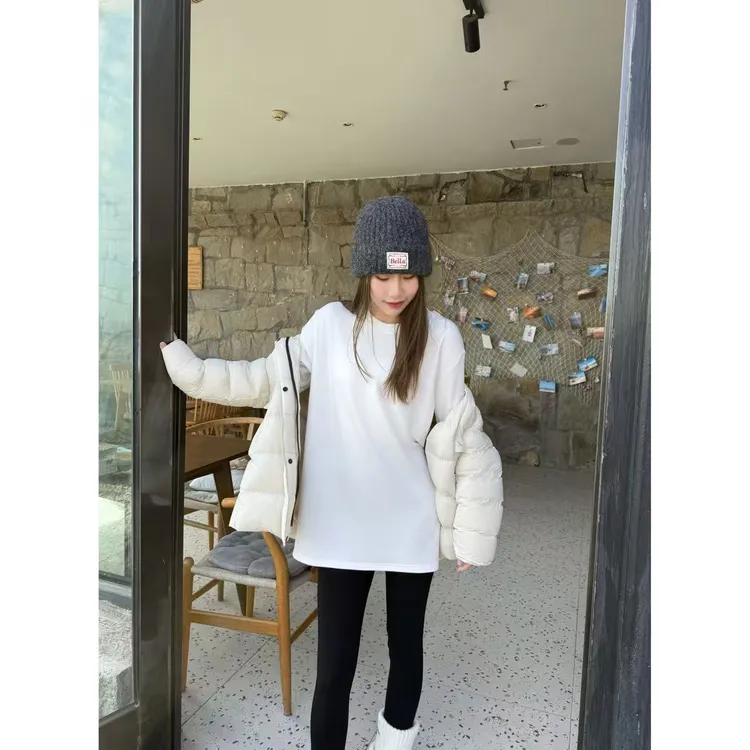 【美式纯白T恤上衣】小允姐姐2025新款时尚高级T恤上衣