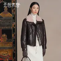Ysimo-X云思木想羽绒羊皮衣加厚外套14006