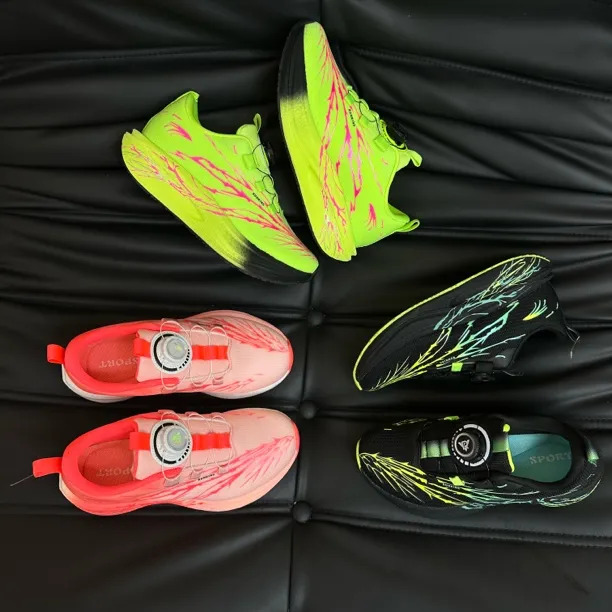 秋冬皮面新款爆米花运动跑步鞋中大童男童XT