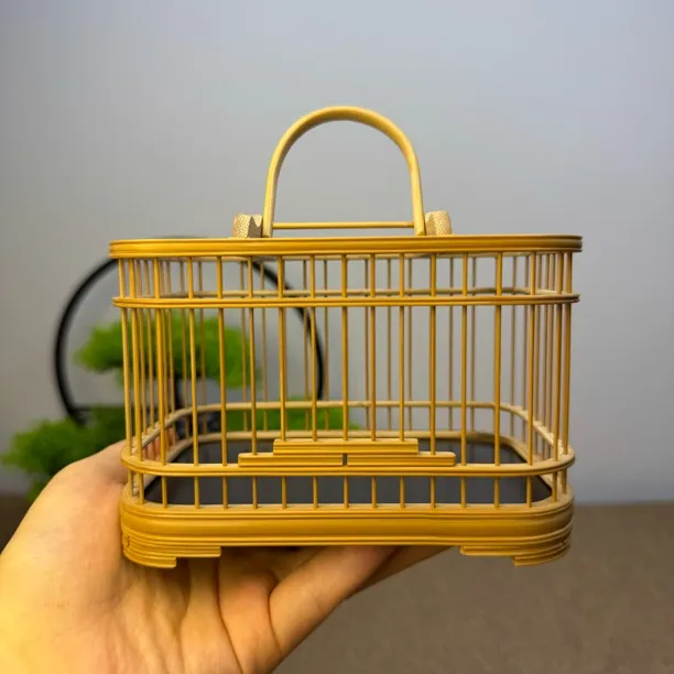 尤志武精品手工玉竹长方形蝈蝈笼子竹料超大款蝈蝈笼