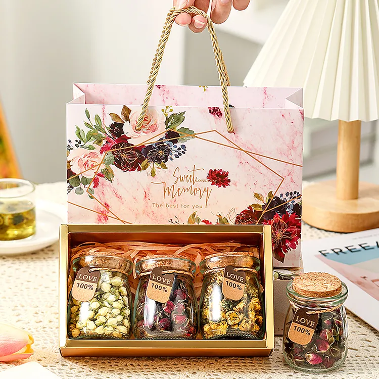 花茶礼盒装养生茶叶公司员工礼物开业随手礼活动伴手礼实用小礼品