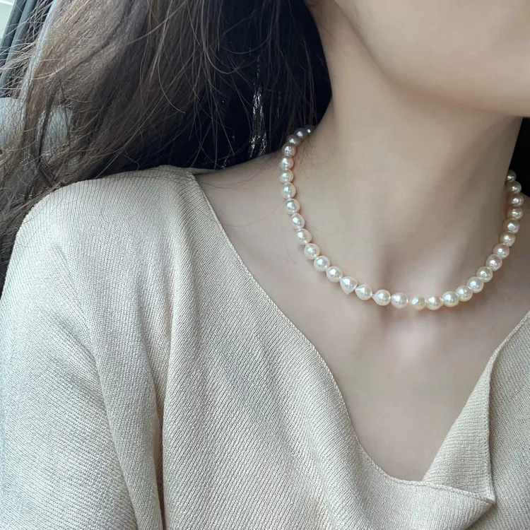 【清货福利】海水akoya 7mm-7.5mm炫光 日本成品扣