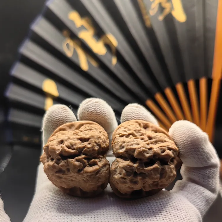 h4102全品 蛤蟆头文玩核桃 43边43.5肚37高 新果文玩核桃 山地果