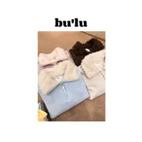 bu'lu 软绒方糖“"防风纳米绒毛领半拉链卫衣
