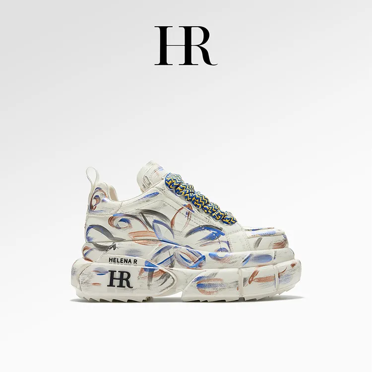 HR/赫莲娜【顽刻街潮】厚底板鞋新款爆款百搭潮流小众增高运动休闲商品图