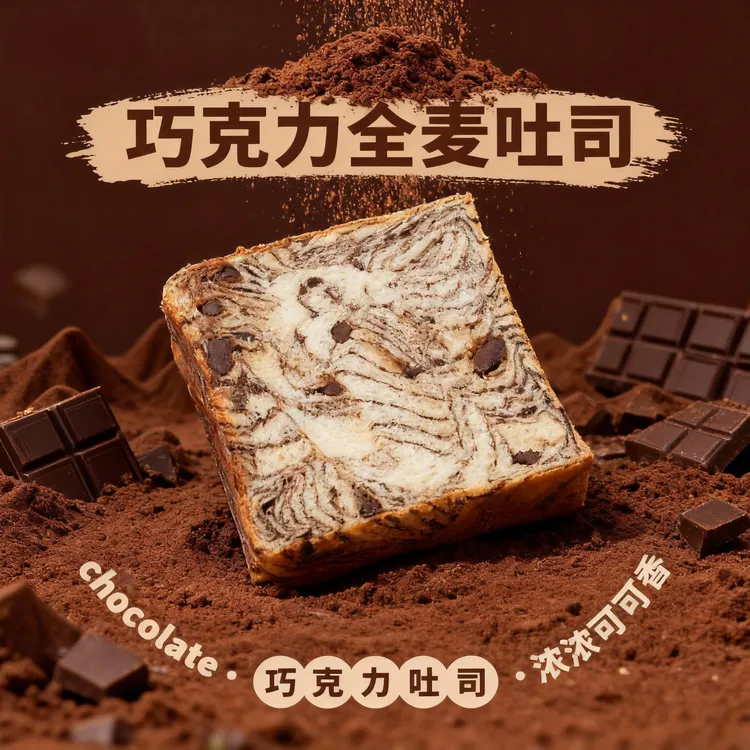 summ/叁陌大理石厚切吐司全麦吐司吐司面包干净配料全麦饱腹面包