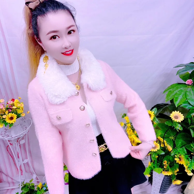 短款秋冬女短外套长袖时尚秋季轻熟风修身女士小香风小个子