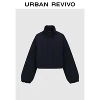 UR2025冬季新款女装休闲立领短款超宽松羽绒服UYV150055