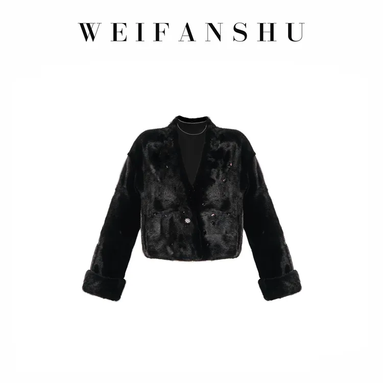 WEIFANSHU/魏凡舒【月下华尔兹】水貂外套