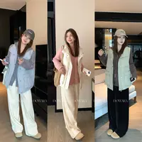 大婉酱微胖定制【暖而不臃】新国标90白鸭绒无袖背心羽绒马夹 0394D