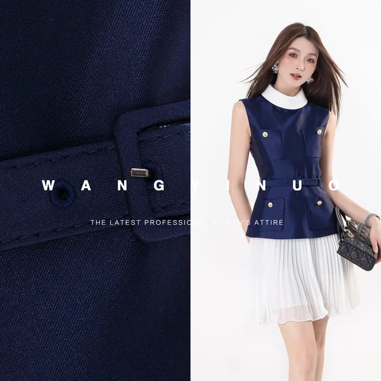 MD现货·依诺【睡梦星河】2025夏季款轻奢茶歇风气质上衣半身裙套装