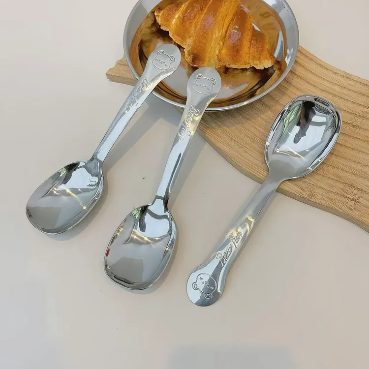 【拍一发四】不锈钢咖啡勺家用手户外冲分茶勺大头勺加长喝汤勺茶匙