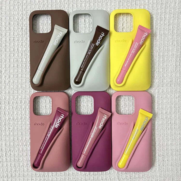 Rhode同款手机壳适用于iPhone15-17ProMax硅胶全包糖果色