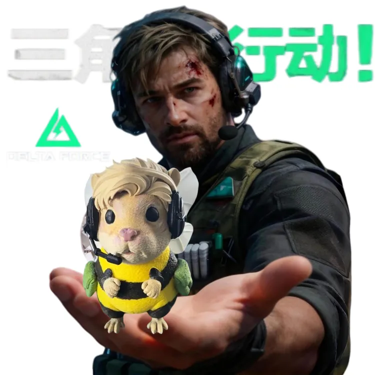 哈基蜂手办三角洲行动周边抽象搞笑蜂医桌面小摆件3d打印威虫模型