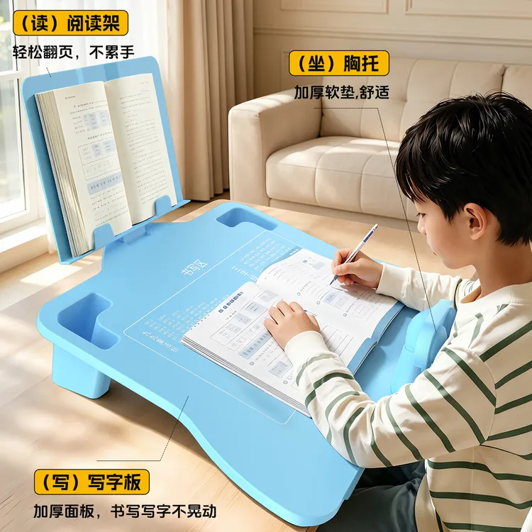 坐姿矫正器小学生写字姿势矫正防近视防低头儿童学习书桌视力保护商品图