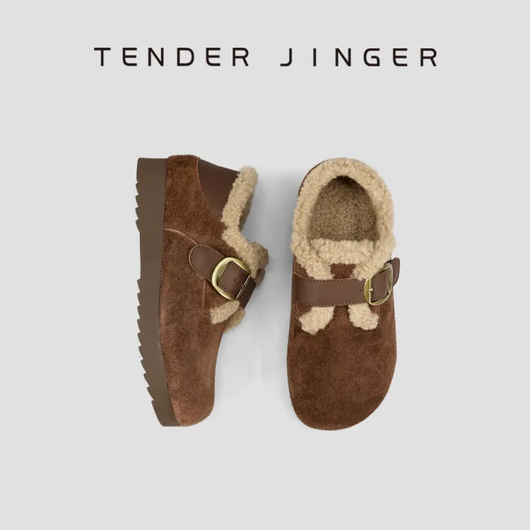  Tender Jinger2025新款牛反绒保暖加绒勃肯鞋ZS1078/ZS1140