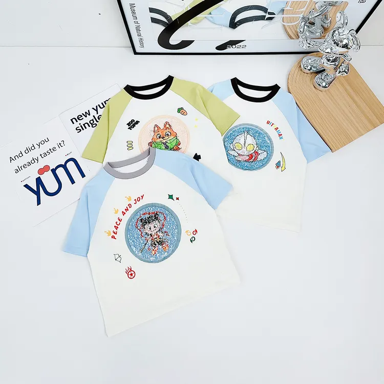 儿童夏短袖T恤夏季男童衣服夏装2025新款潮 AY25479 悠悠童话童装