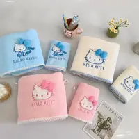KT猫浴巾三件套女吸水速干加厚珊瑚绒毛巾成人洗澡家用裹巾干