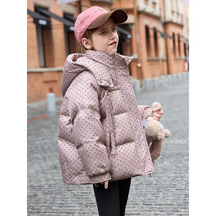 巴拉巴拉男孩女孩女童羽绒服韩版洋气2025新款儿童羽绒服中大童面