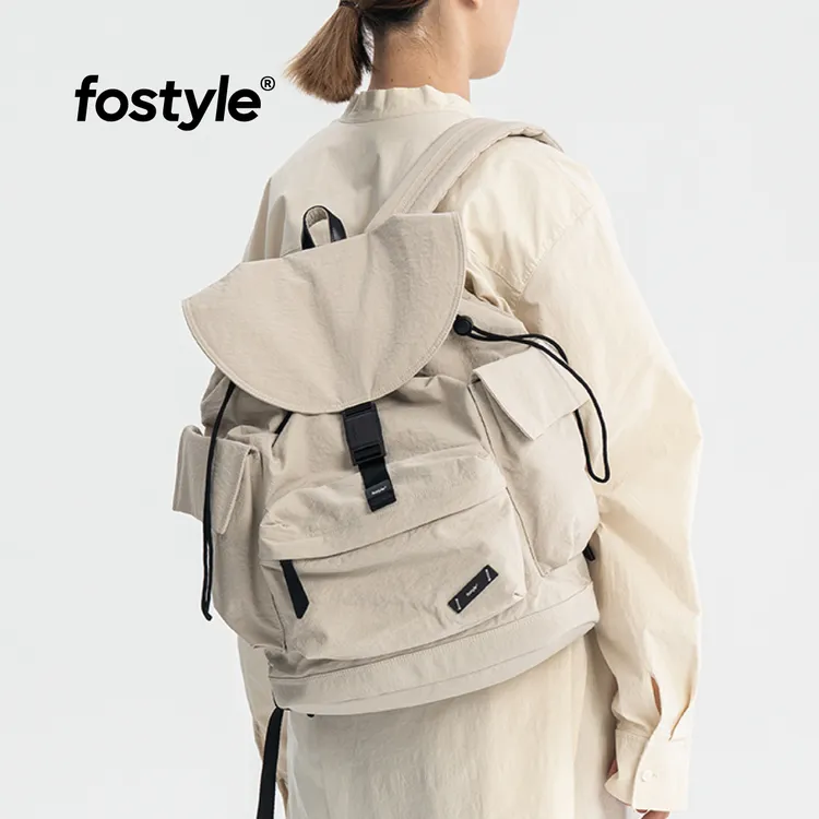 FOSTYLE明星同款晴天双肩包通勤11寸背包15寸短途旅行出差双肩包