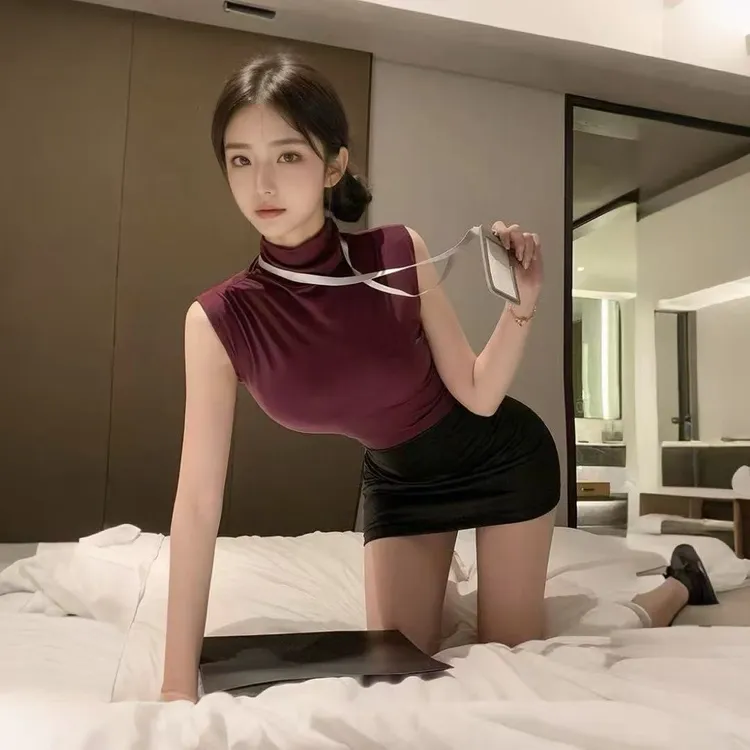 【野衣】大码80-150斤cosplay角色扮演空姐OL秘书制服包臀裙套装