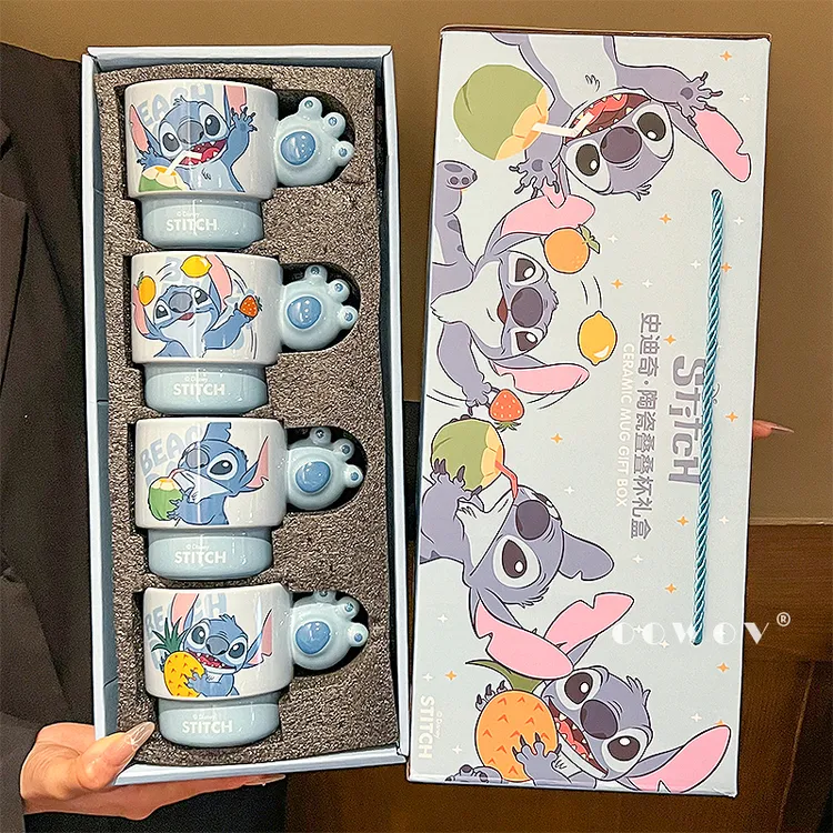 迪士尼史迪仔马克杯新款2026高颜值家用咖啡杯情侣生日教师节礼物