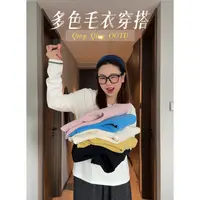 青青·STUDIO〖多色毛衣〗秋冬韩系多色百搭显瘦高领毛衣QQ25146