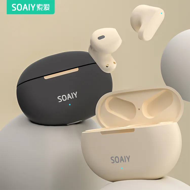索爱SL6 蓝牙耳机无线半入耳新款降噪运动适用苹果华为男女通用