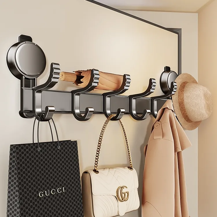 德国进口吸盘门后挂钩免打孔强力承重卧室入户门上挂衣架墙上衣钩