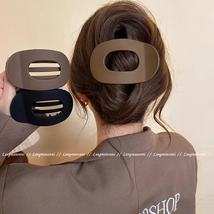 2025新款气质鸭嘴夹发夹后脑勺高级感一字夹鲨鱼夹安全替代品发饰