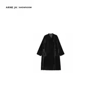 ARNE JA｜“黑标系列”稀世黑珍珠西班牙进口美利奴皮毛一体皮草外套